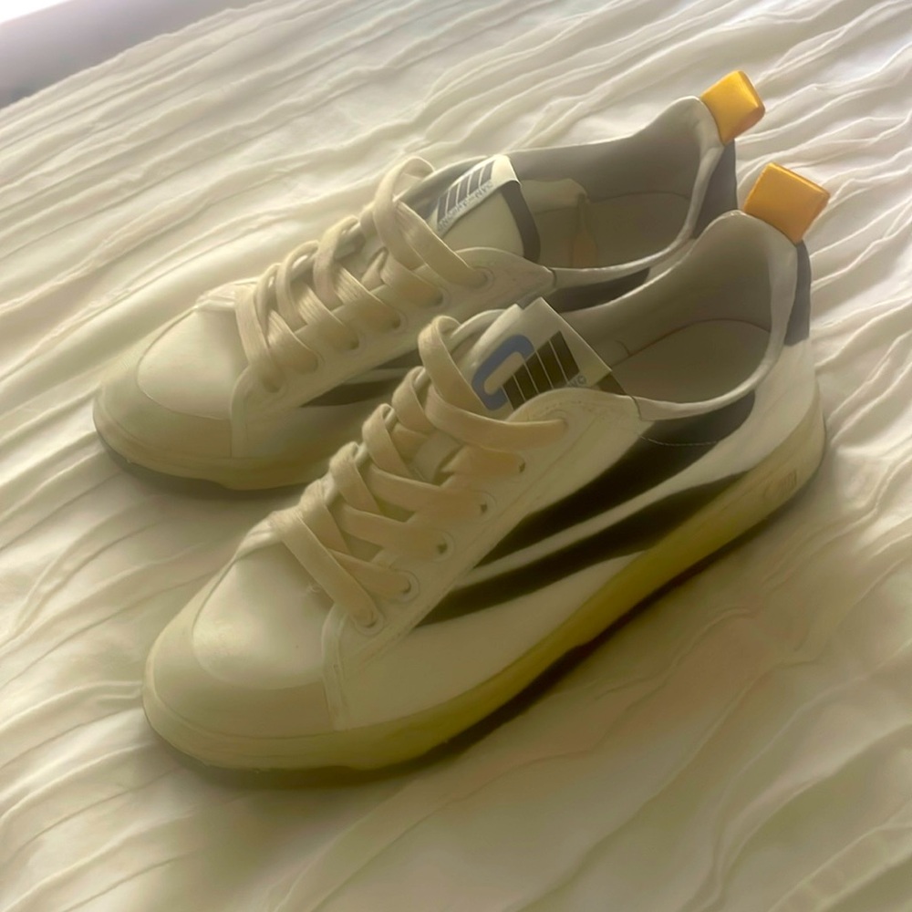 Oncept Portland sneakers white, navy and yellow